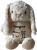 Зайчик Stuffies бежевый именная игрушка 
