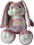 Зайчик пудровый Babyville именная игрушка