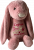 Зайчик Miniville JUMBO пудровый именная игрушка